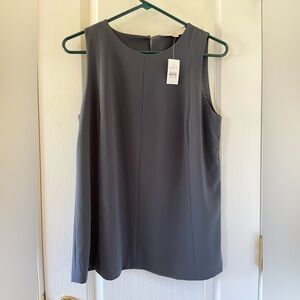 LOFT Gray Sleeveless Dress